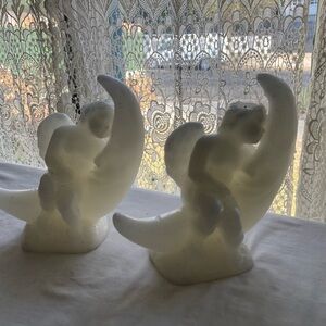 Vintage Angel Cherub candles